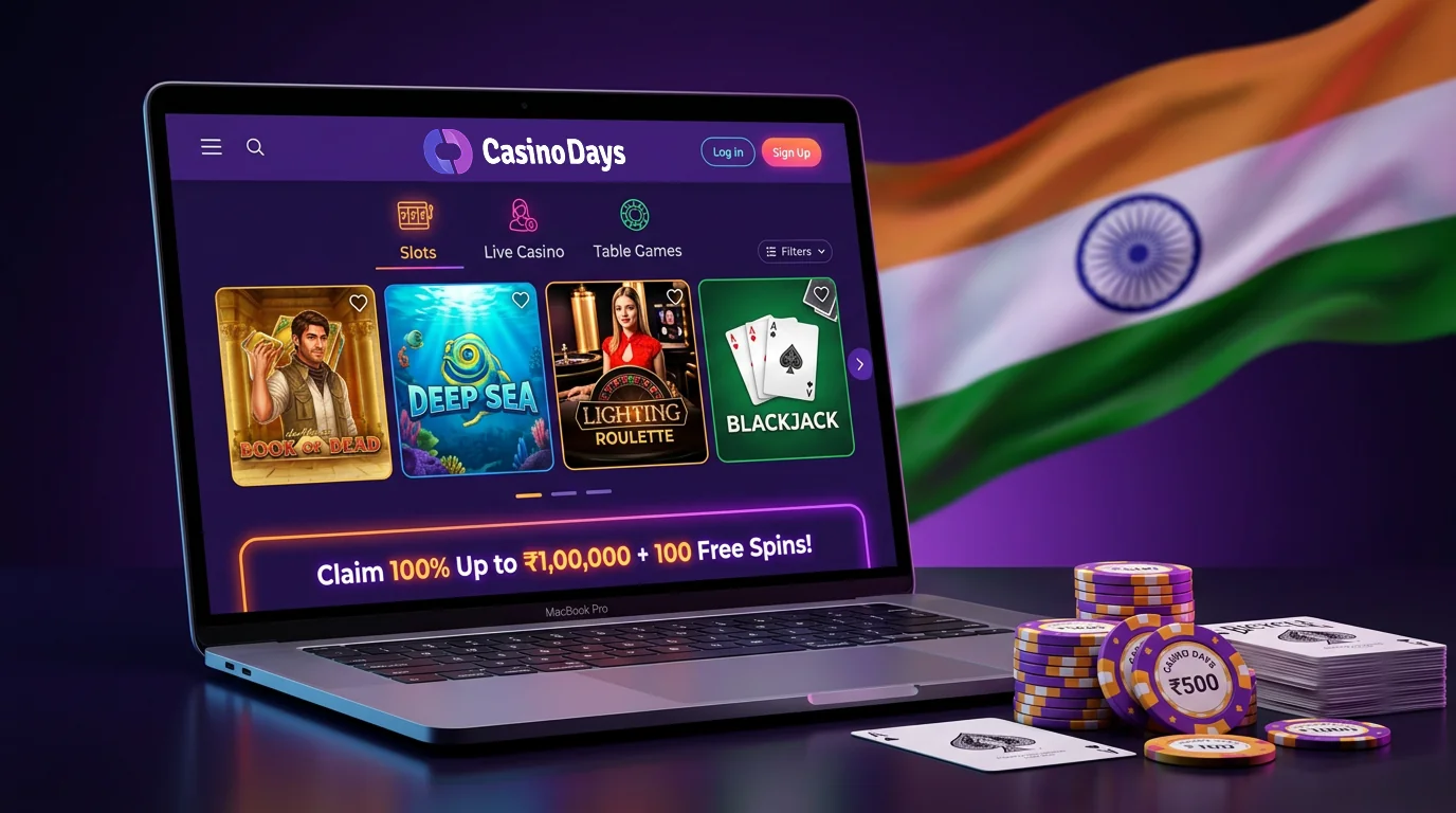 Casino Days India platform for casino games and entertainment