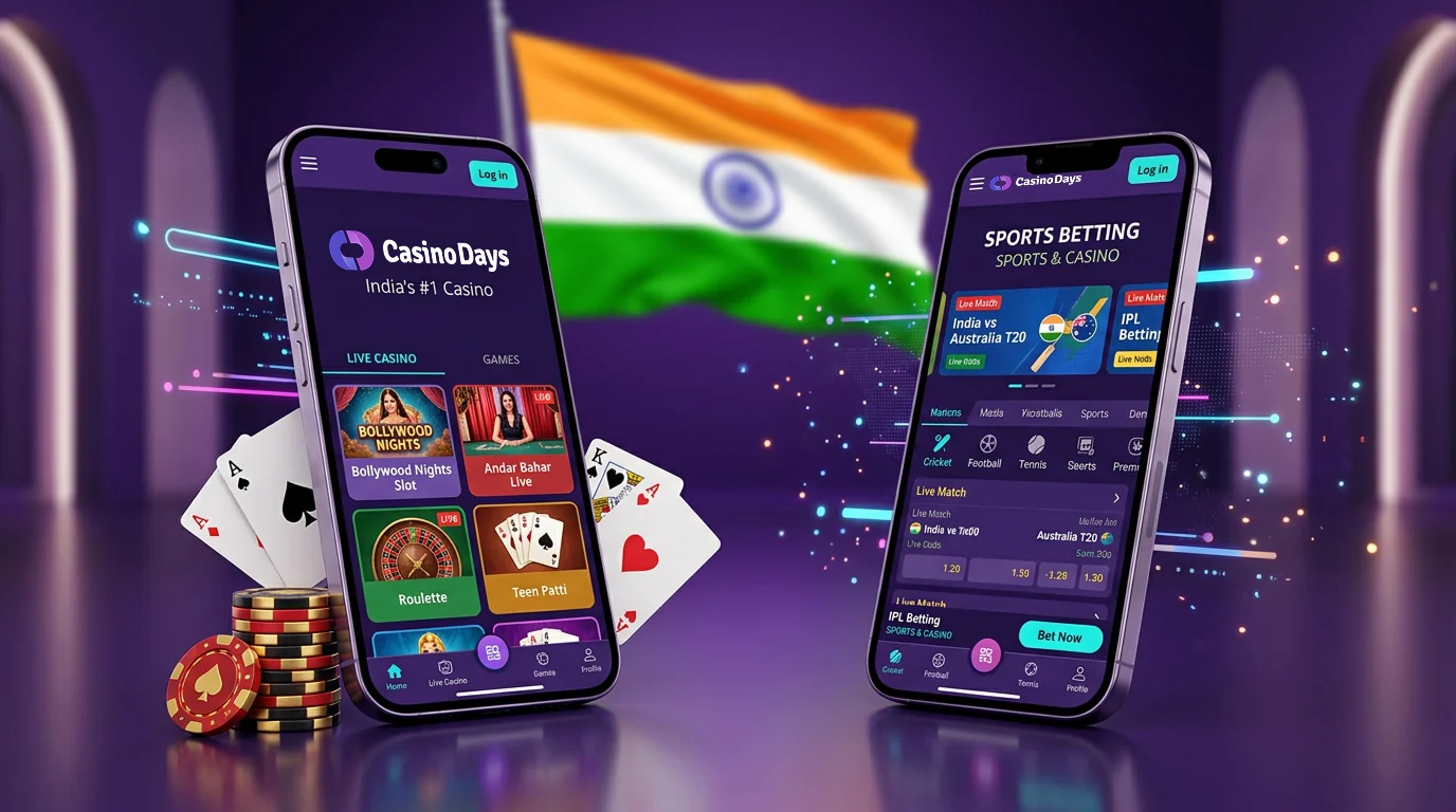 Download Casino Days mobile app in India