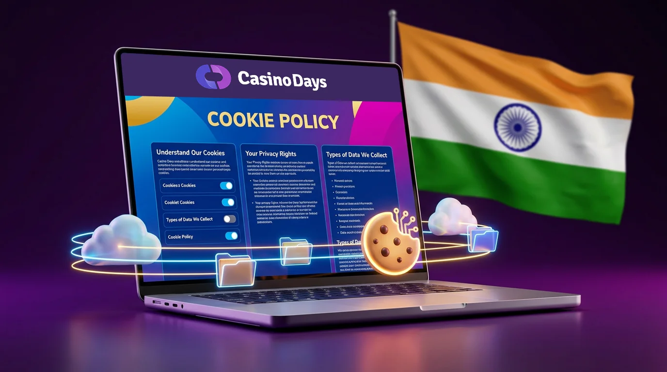 Cookies usage information on Casino Days India